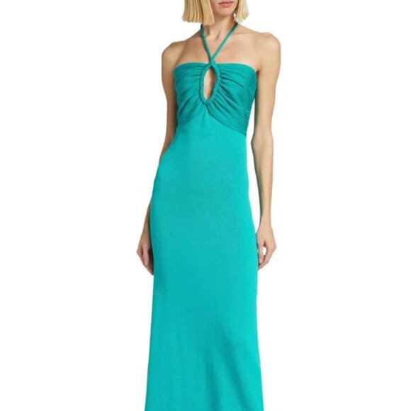 Proenza Schouler Knit Halter Maxi Dress - Picture 1 of 5